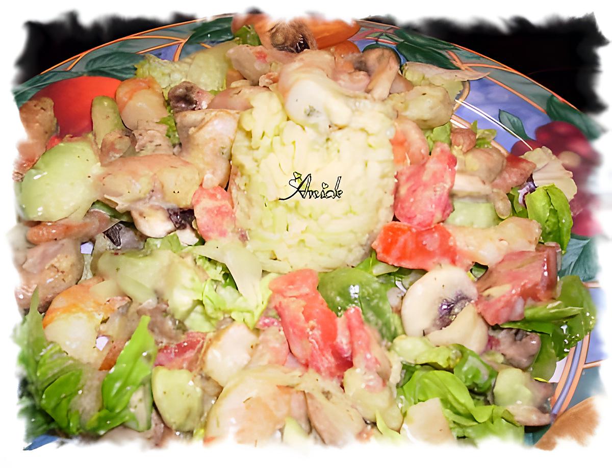 recette salade automnale "minceur"