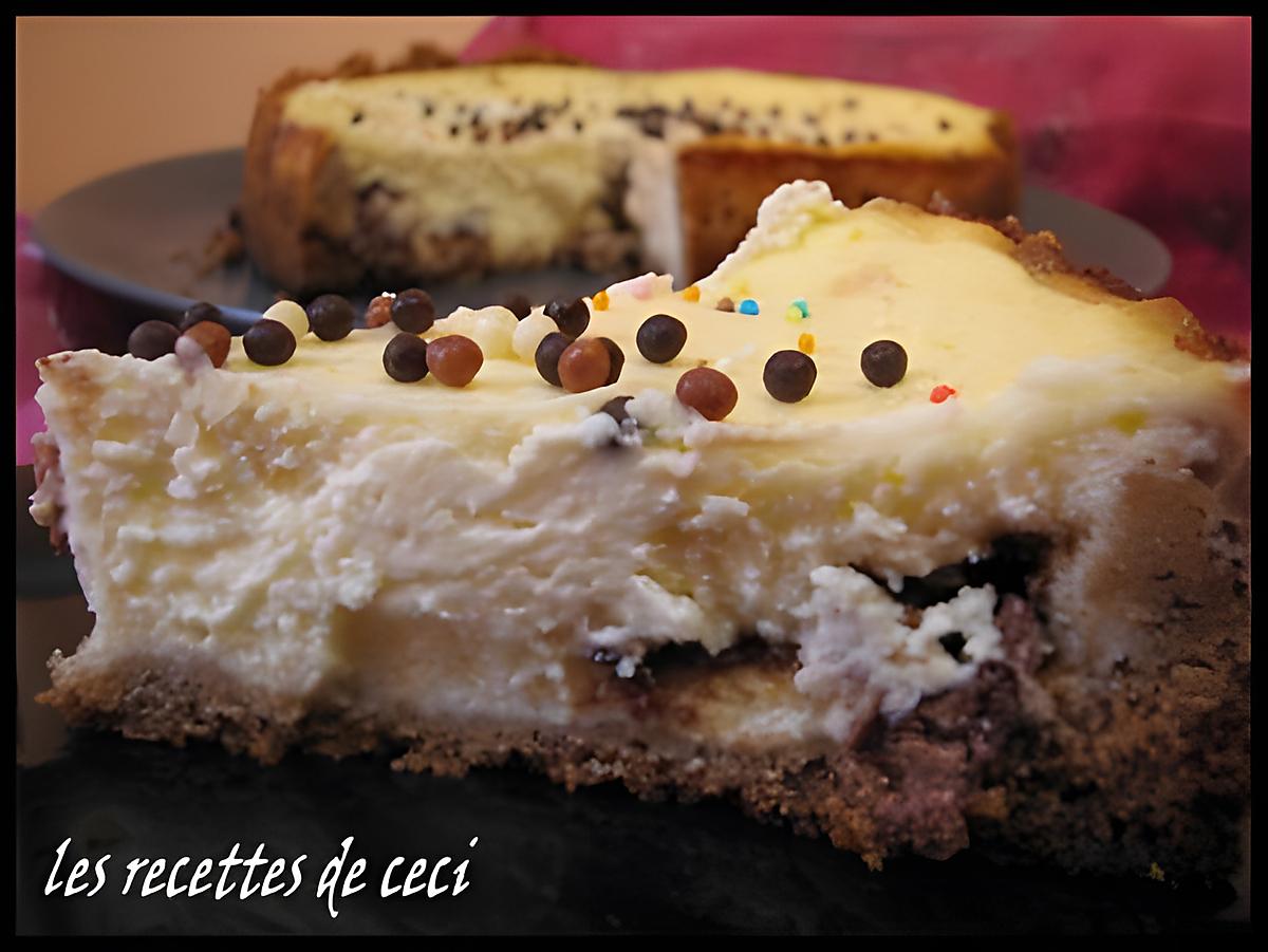 recette Cheesecake truffé de toblerone