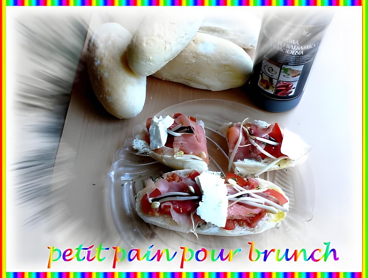 recette petit pain pour brunch