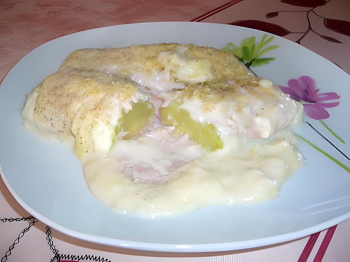 recette Courgette au jambon