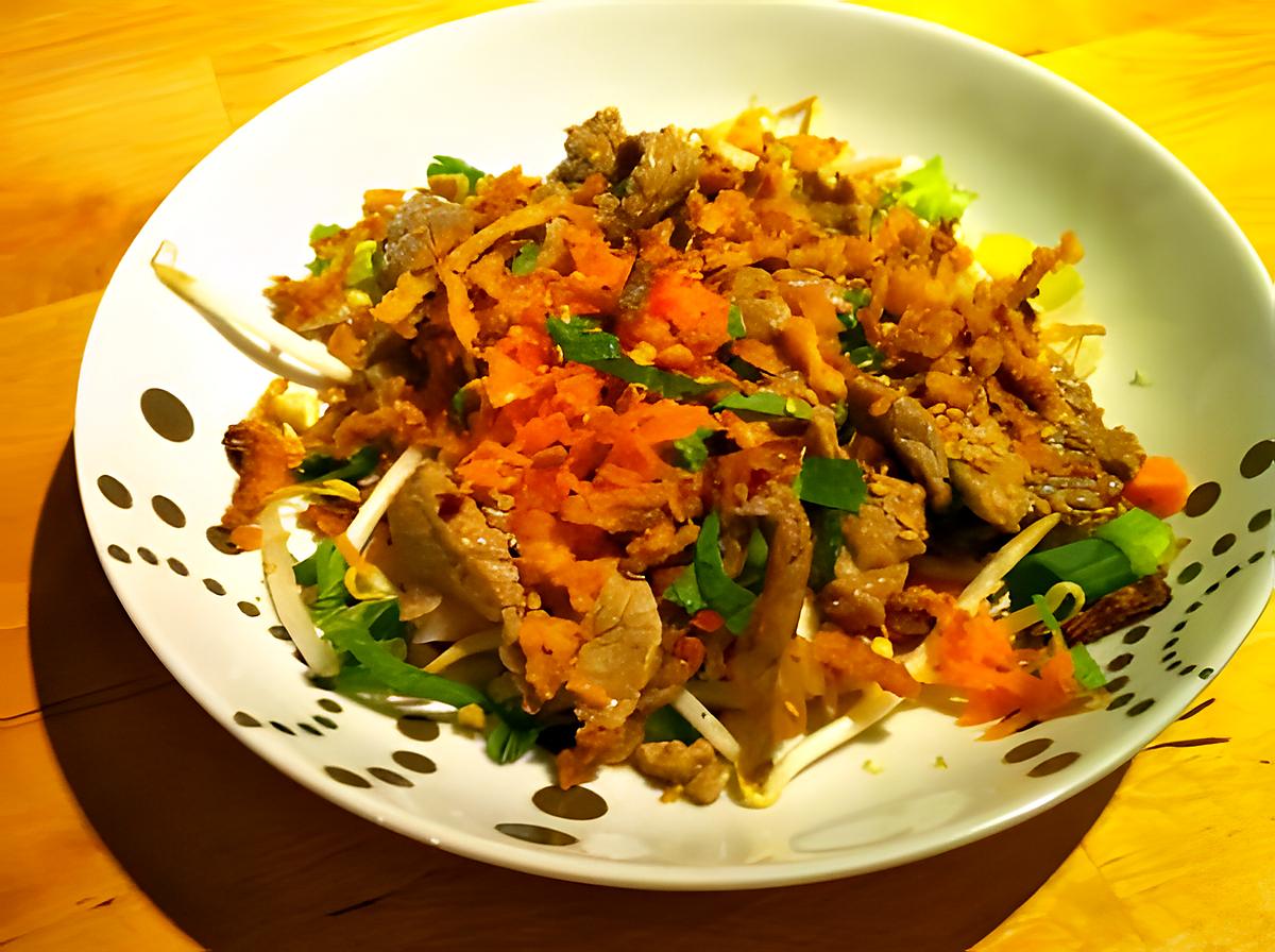 recette Salade de boeuf à la thailandaise