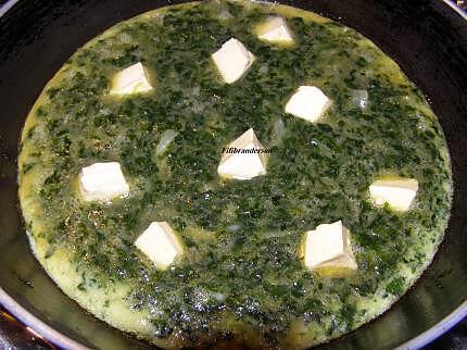 recette Omelette aux epinards