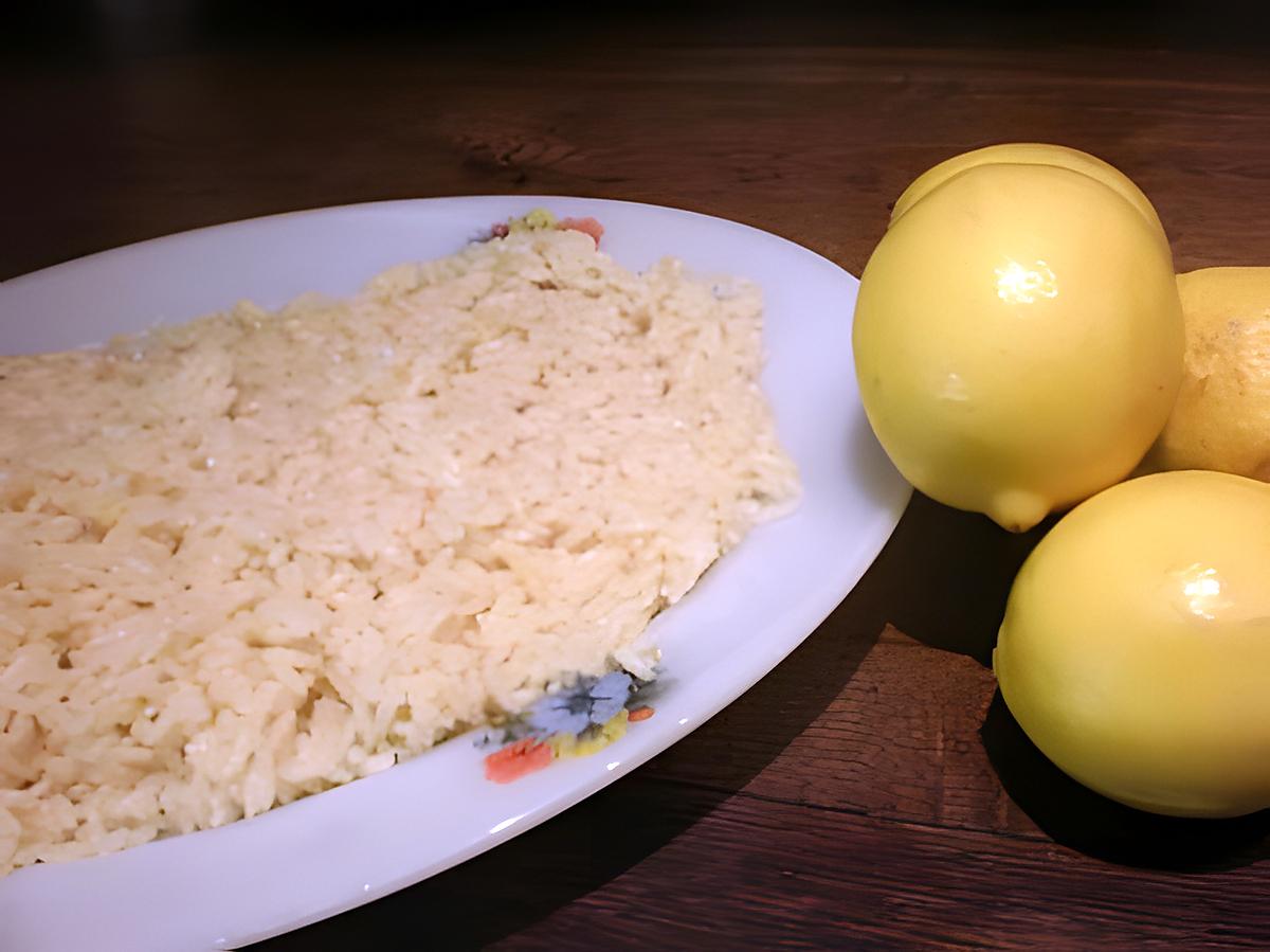 recette Riz au citron