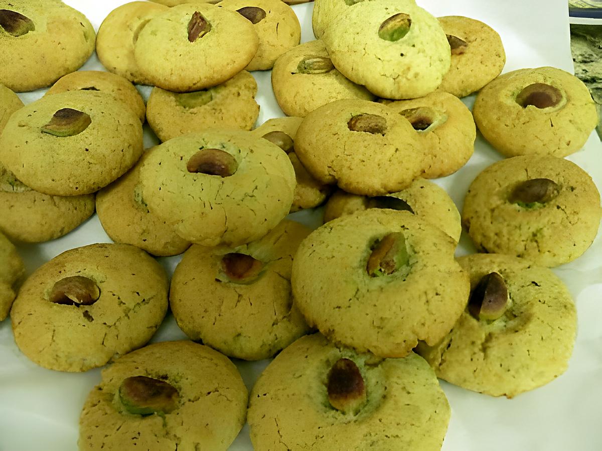 recette petit biscuit au pistachio