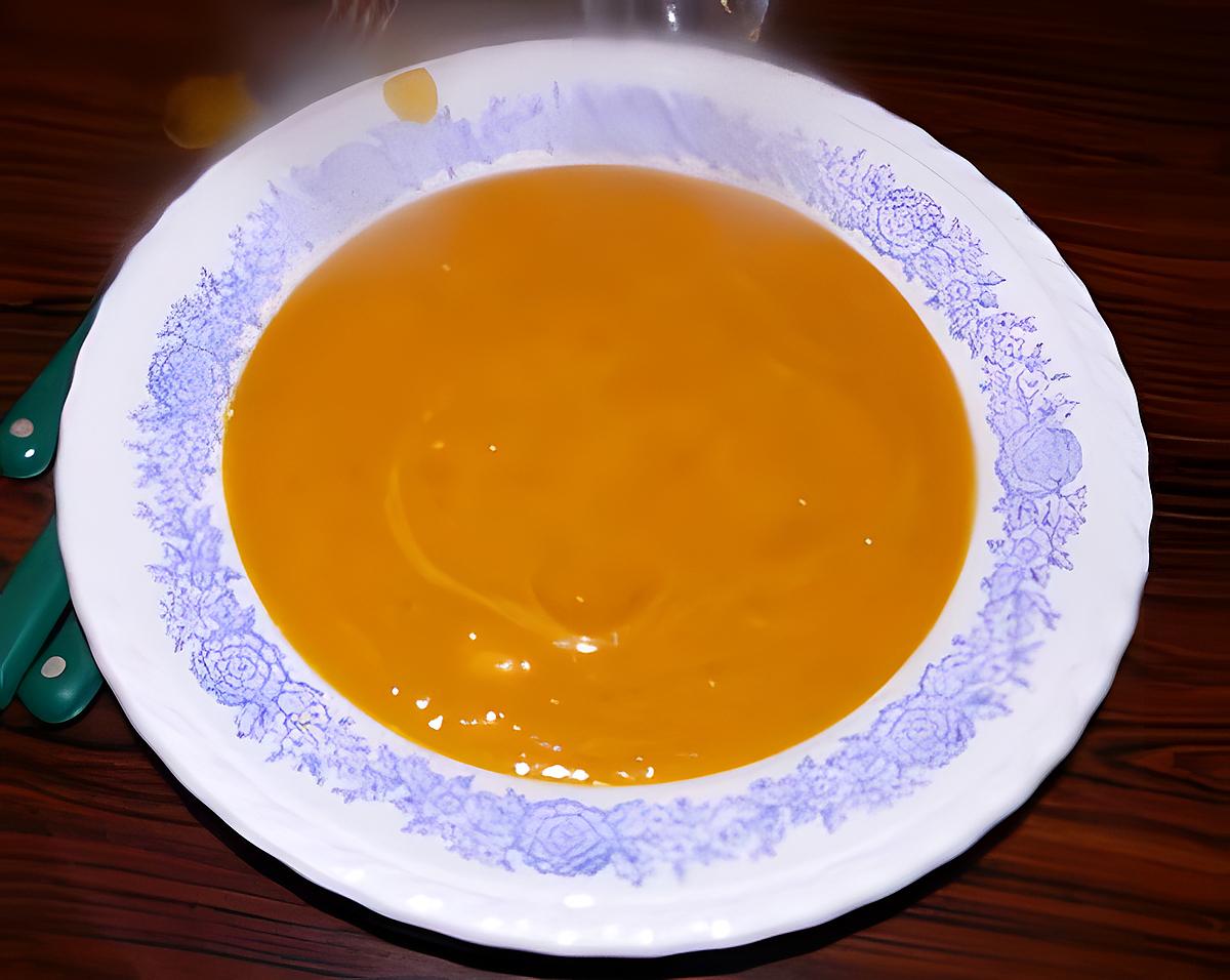 recette Velouté de carottes au boursin