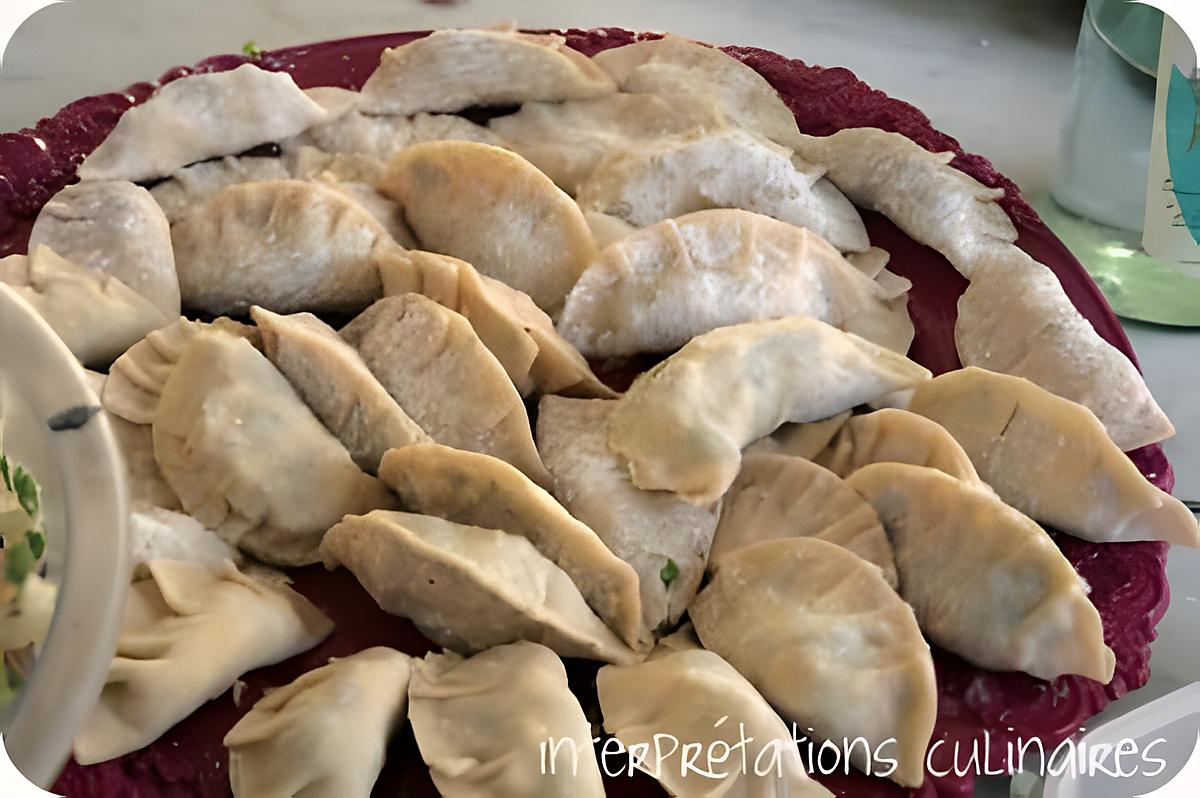 recette gyozas végétariens