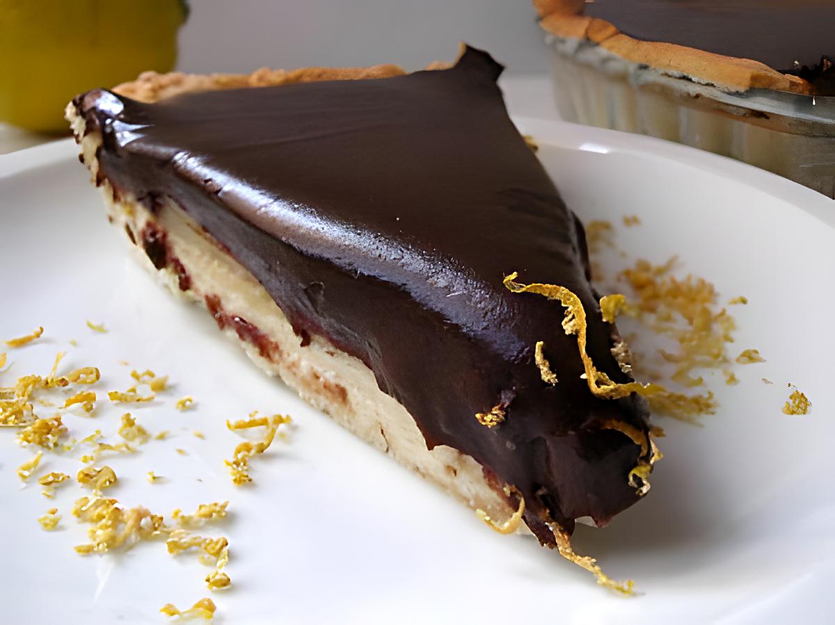 recette TARTE CHOCOLAT CITRON