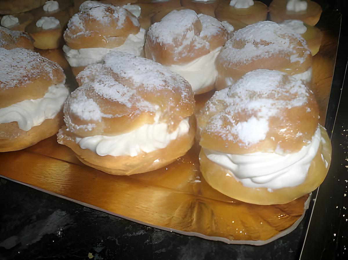 recette choux a la creme chantilly et chantilly au spéculoos