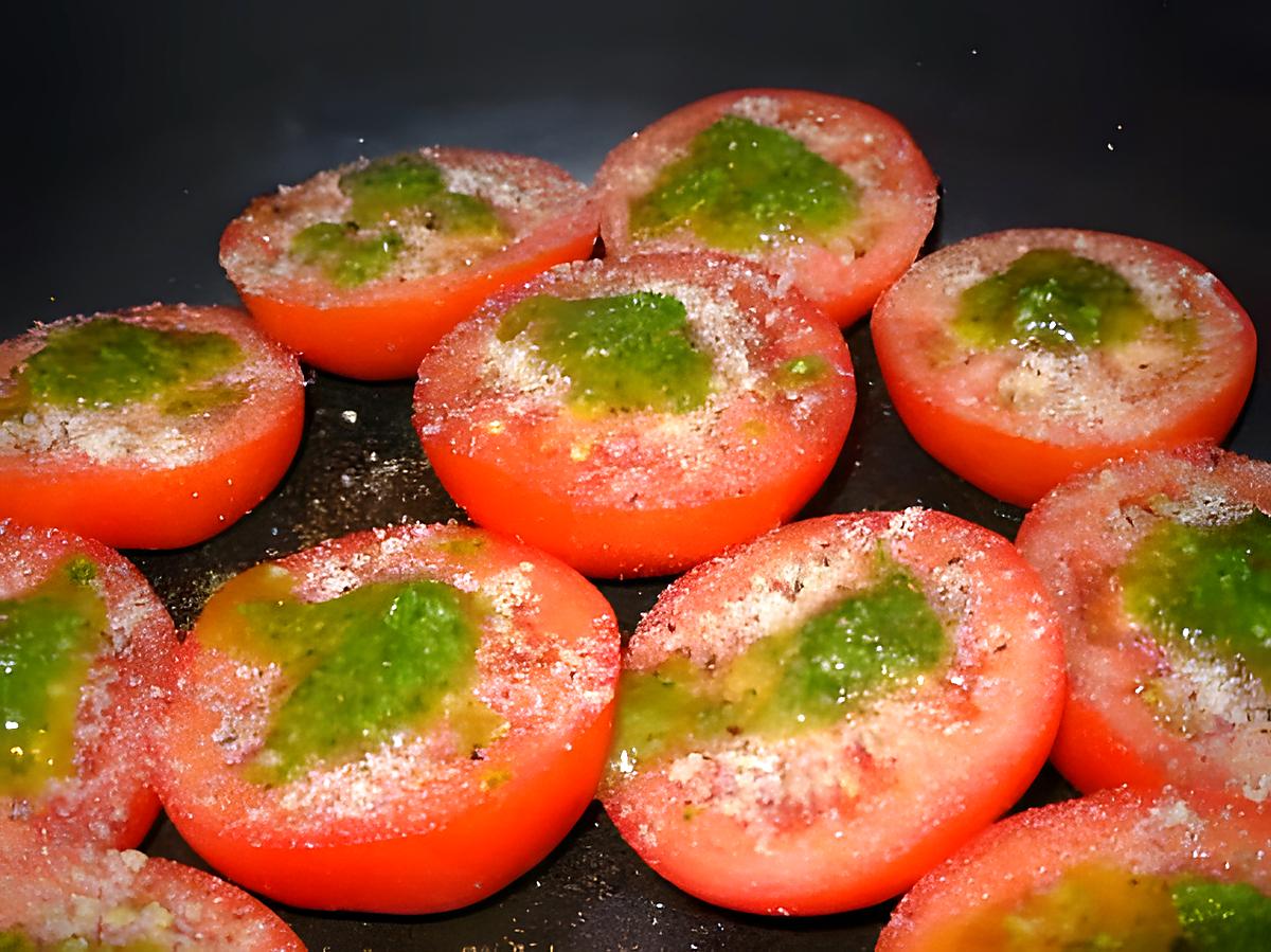 recette Tomates noisette et pistou