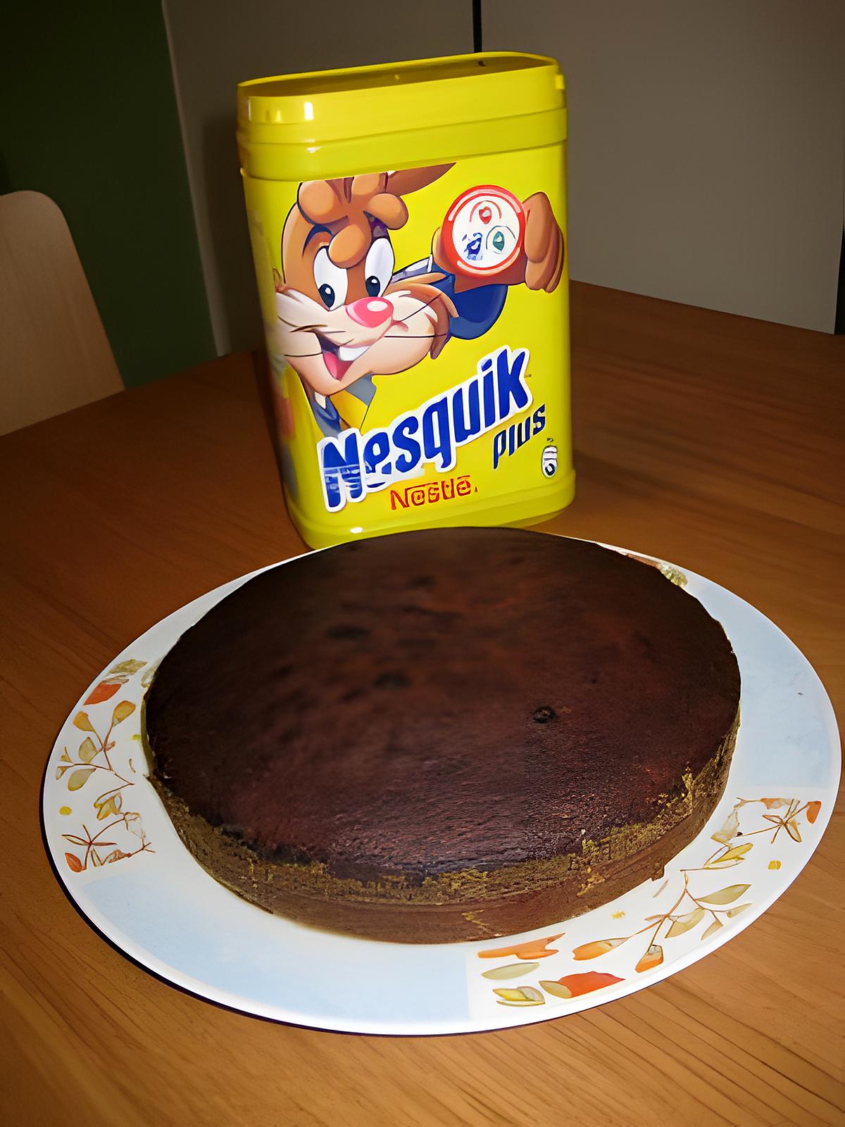 recette Super facile le gâteau Nesquik