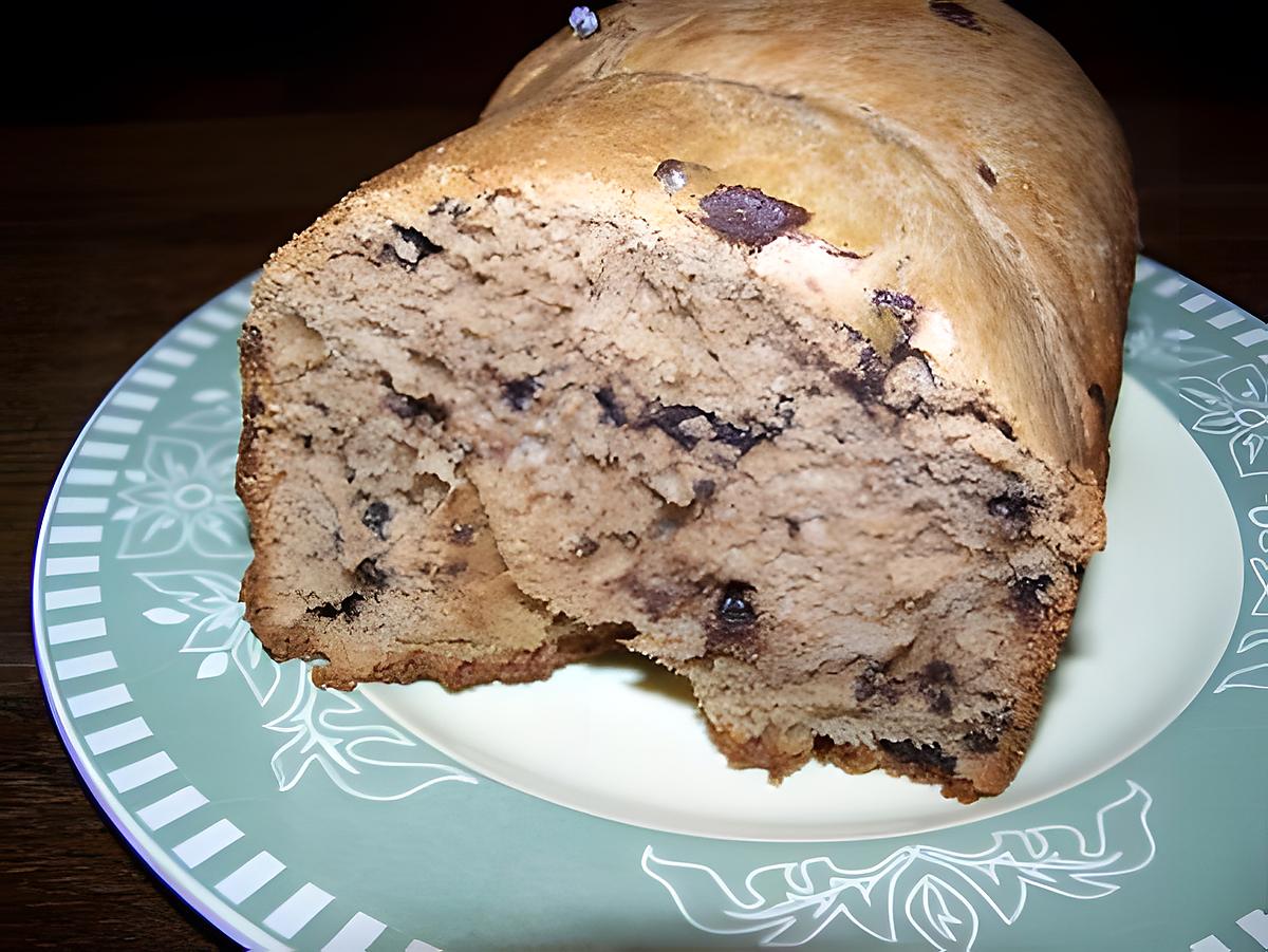 recette Brioche Tradition aux pépites de chocolat.