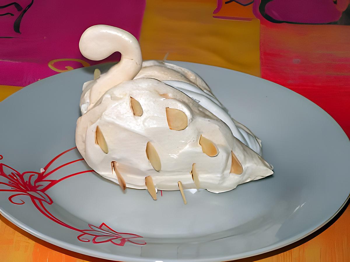 recette Cygne meringue et mascarpone