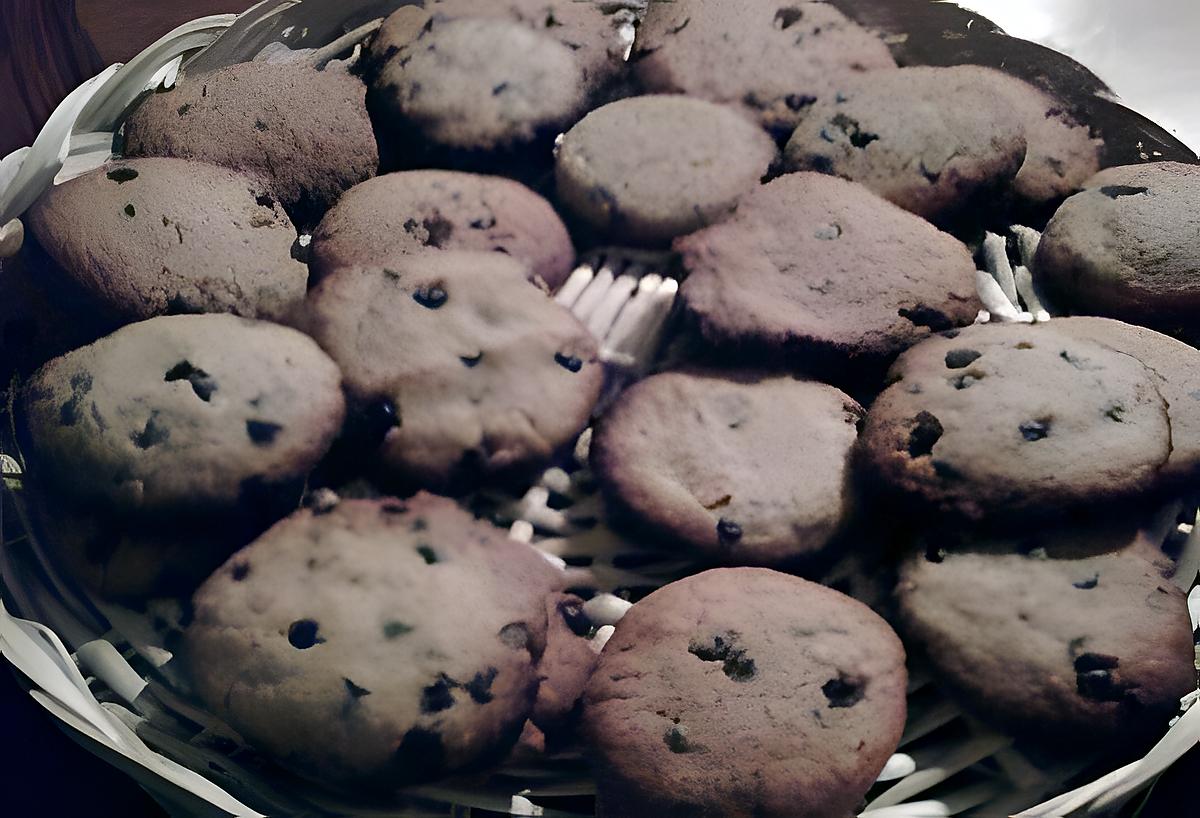 recette COOKIES CHOCOLAT ET BEURRE DE CACAHUETES