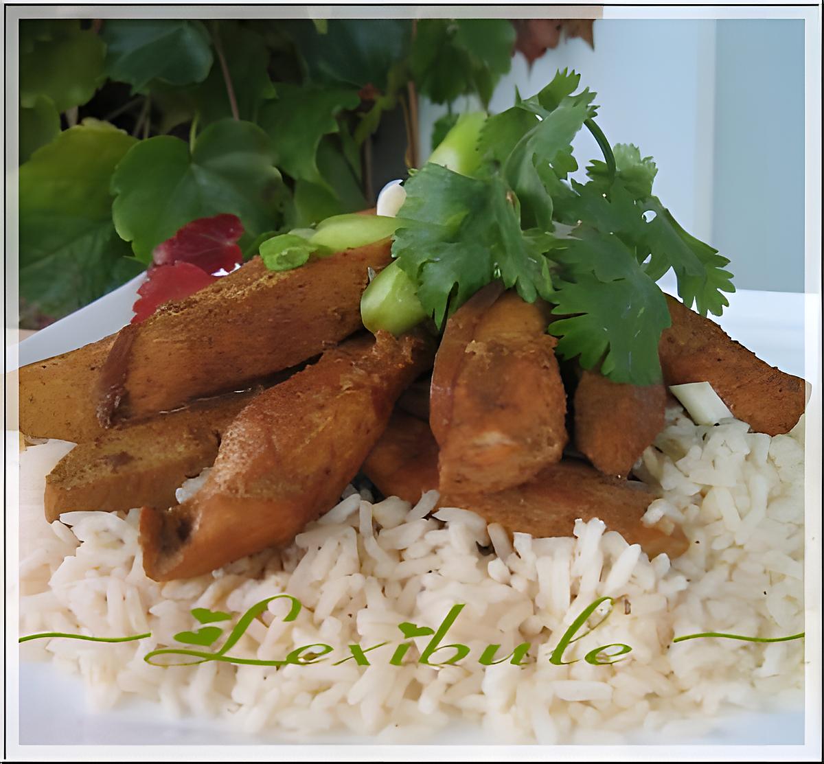 recette Poulet aux pousses de bambou, gingembre et lait de coco