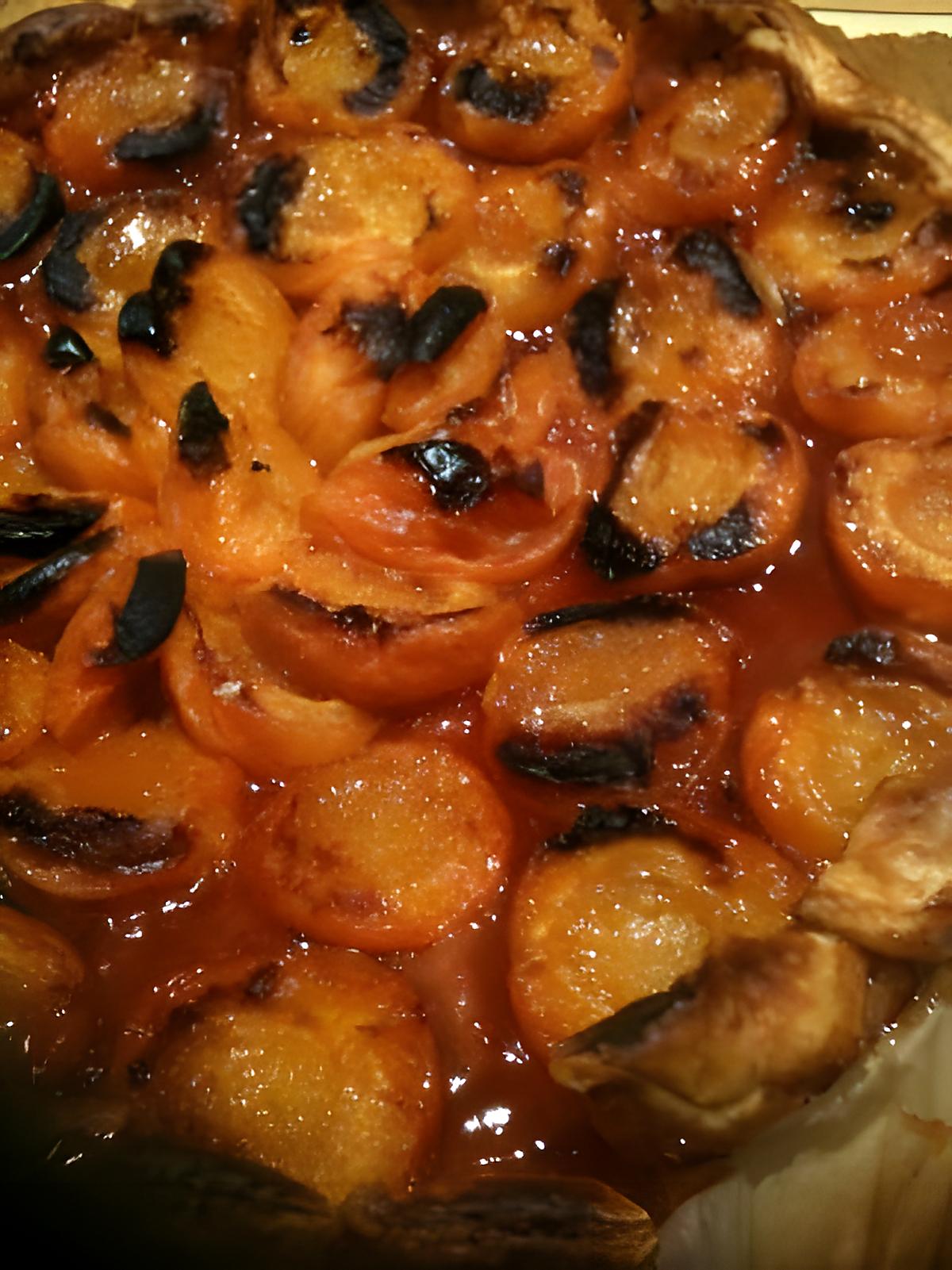 recette TARTE  AUX  ABRICOTS  toute simple !!!