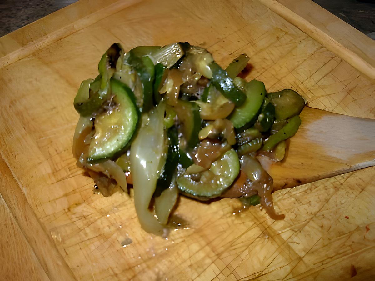 recette Confit de courgettes et endives