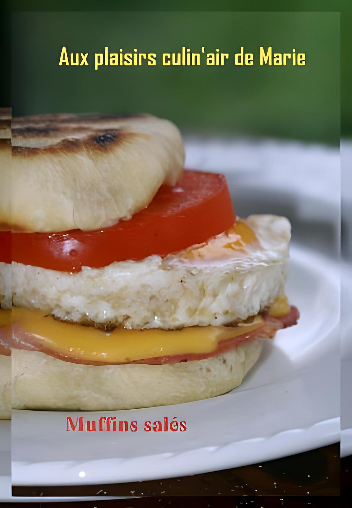 recette MUFFINS ANGLAIS VERSION SALÉE