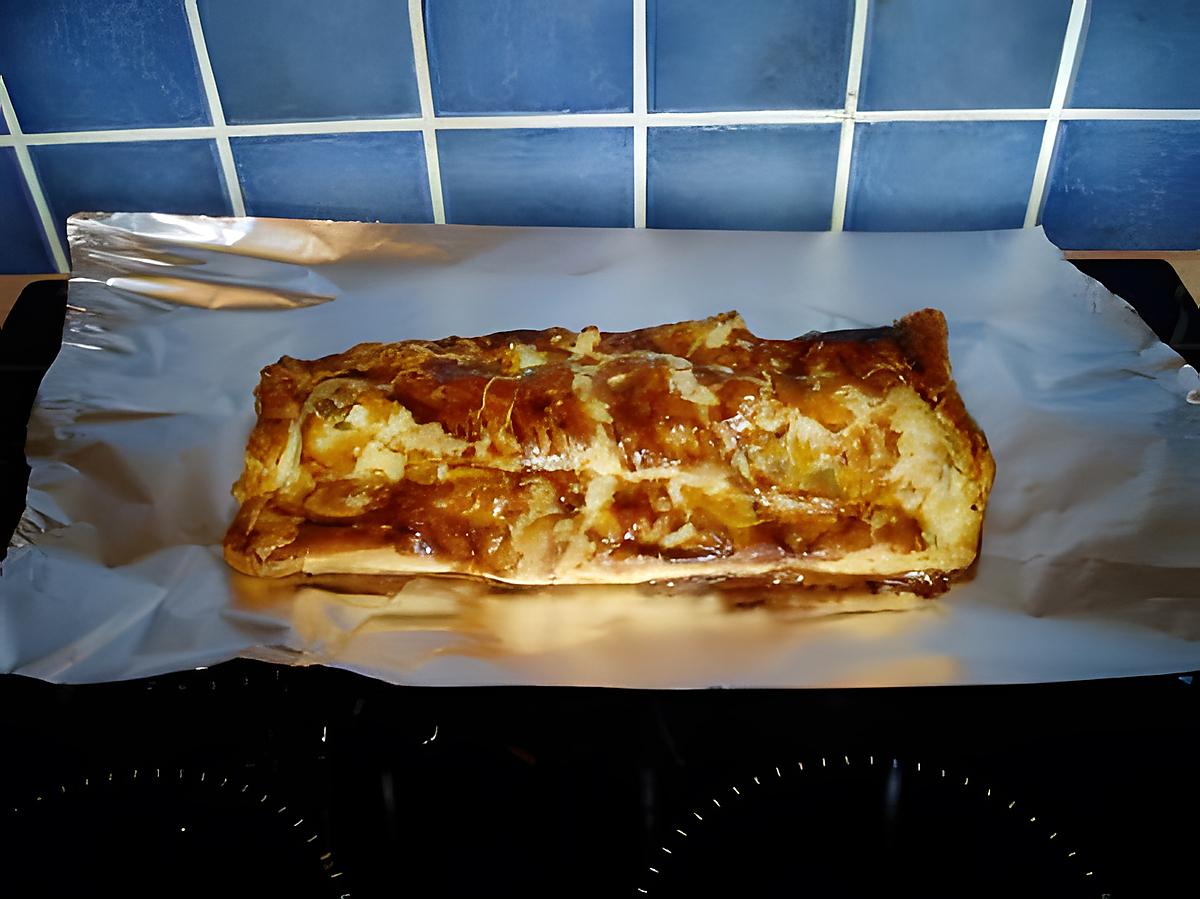 recette feuilleté à la viande de porc