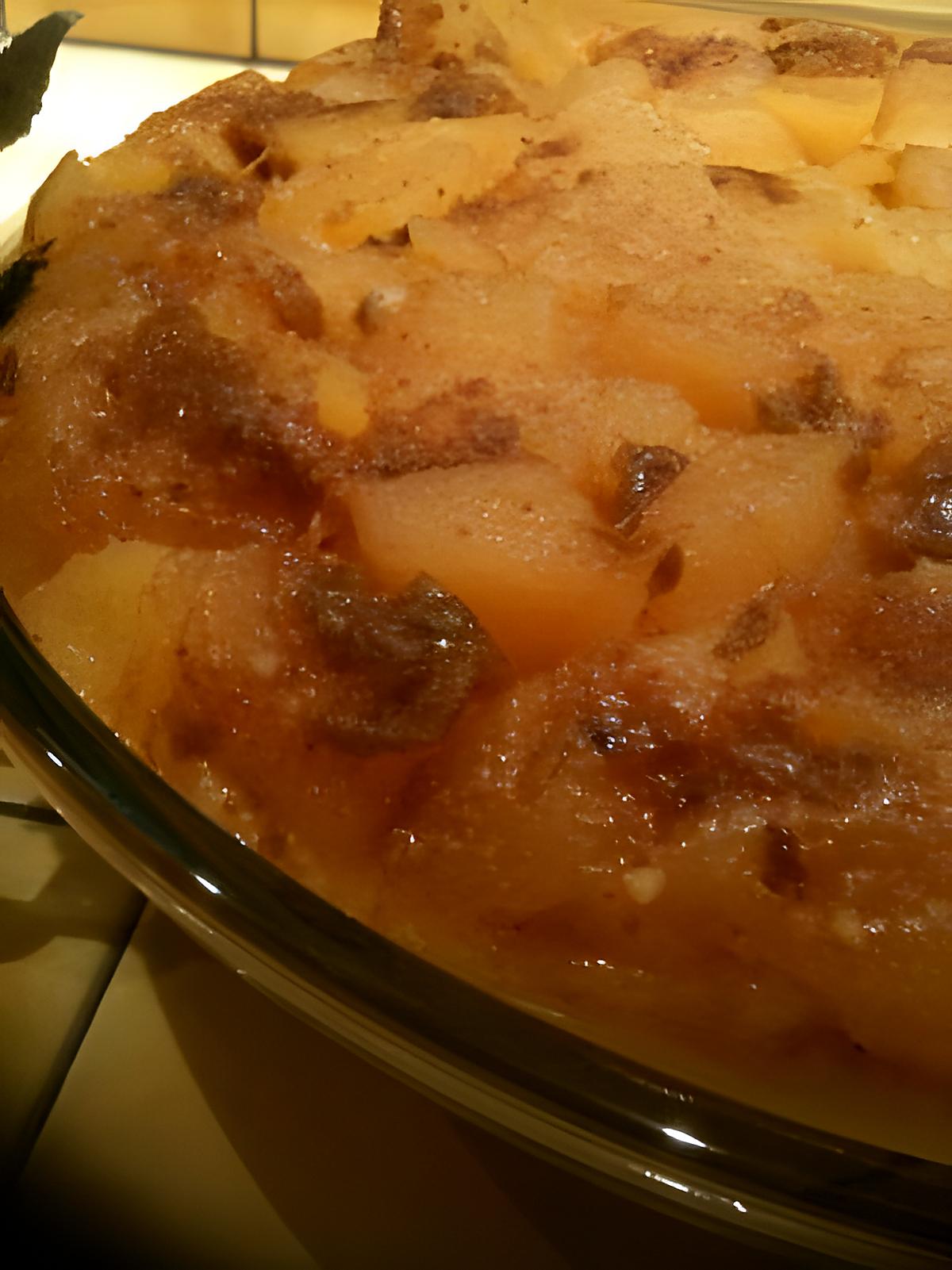 recette TATIN  DE  POMMES  FIGUES