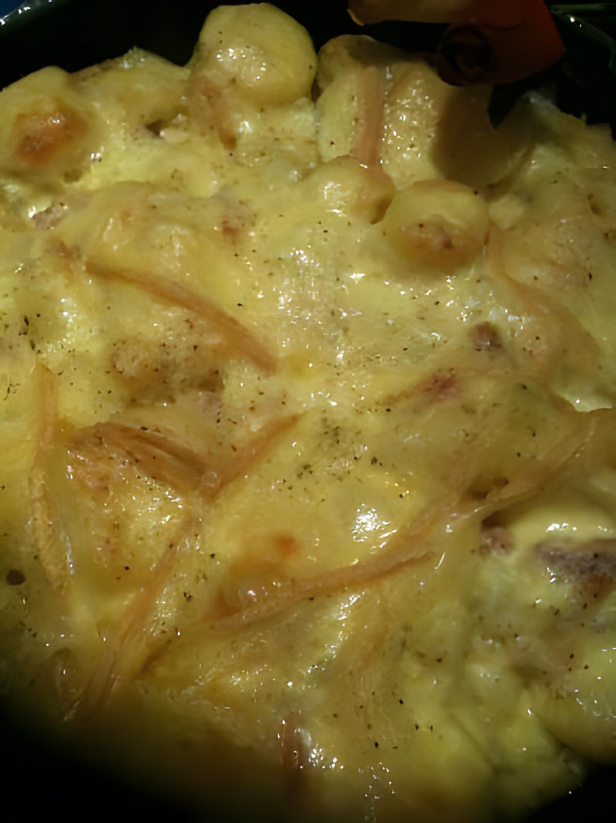 recette TARTIFLETTE  AU  FROMAGE  RACLETTE