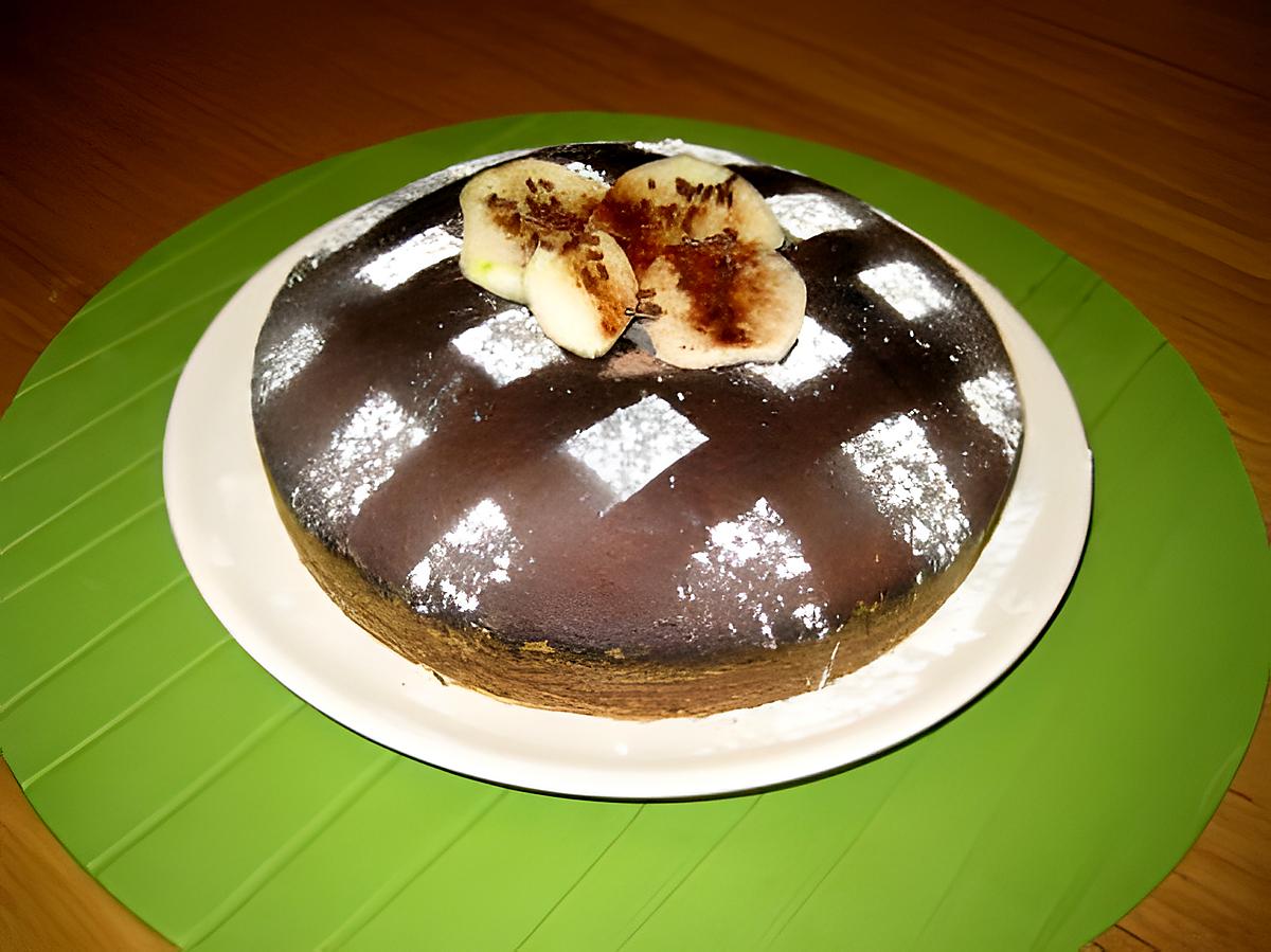 recette Gâteau poire et chocolat préparé par (Adelice 8 ans)