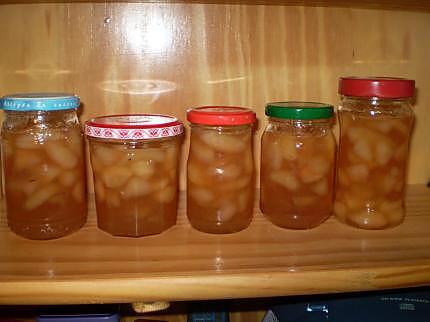 recette confiture de poires cannelle