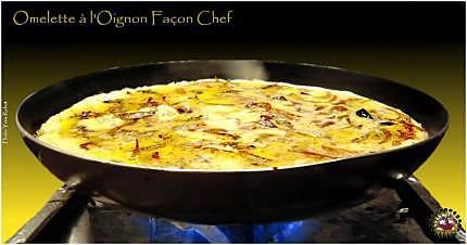 recette Omelette à l'Oignon Façon Chef