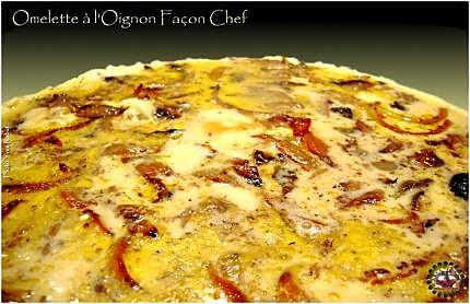 recette Omelette à l'Oignon Façon Chef
