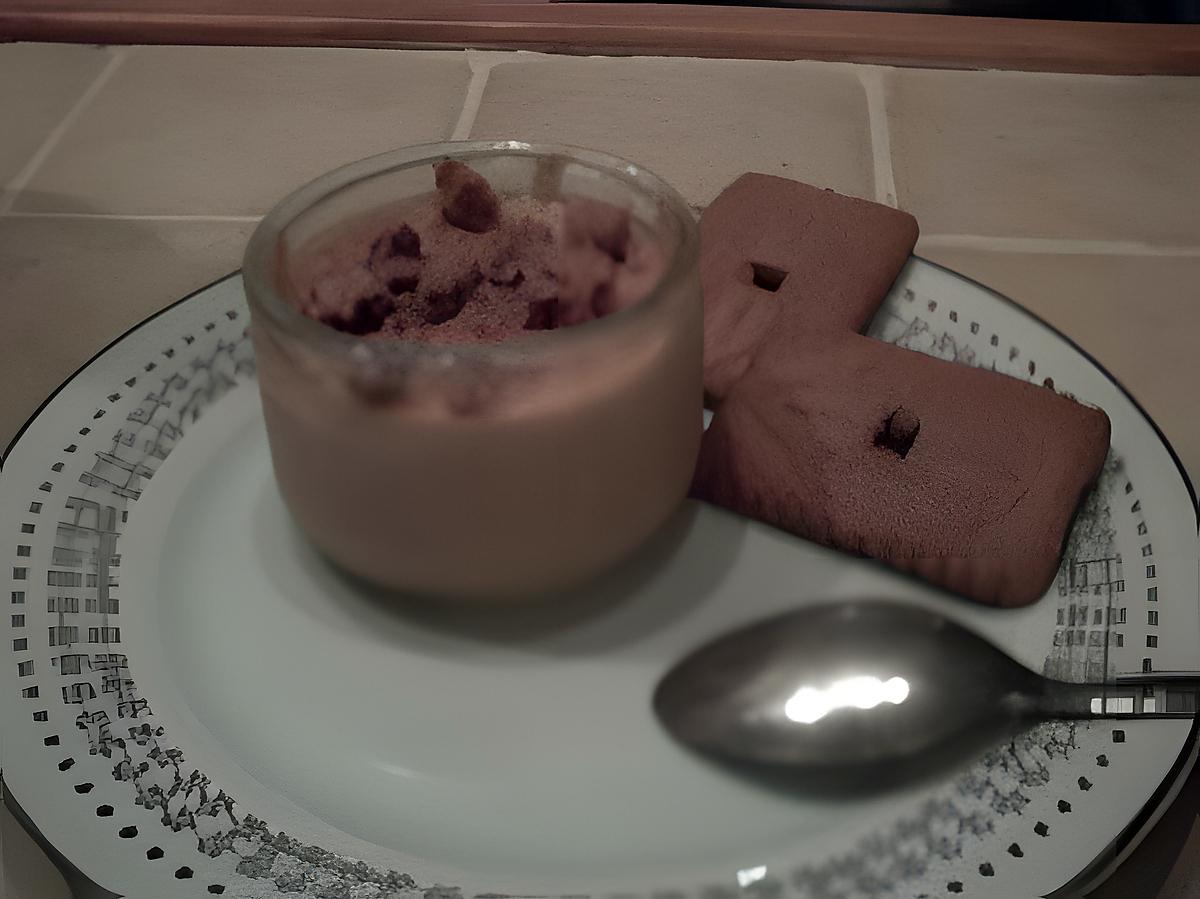 recette PETITS POTS DE CREME AUX SPECULOOS