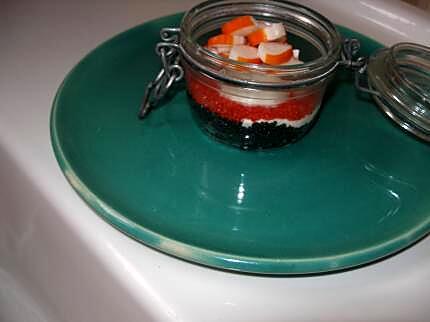 recette verrine rouge et noire