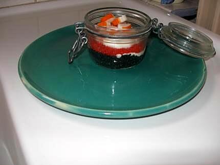 recette verrine rouge et noire