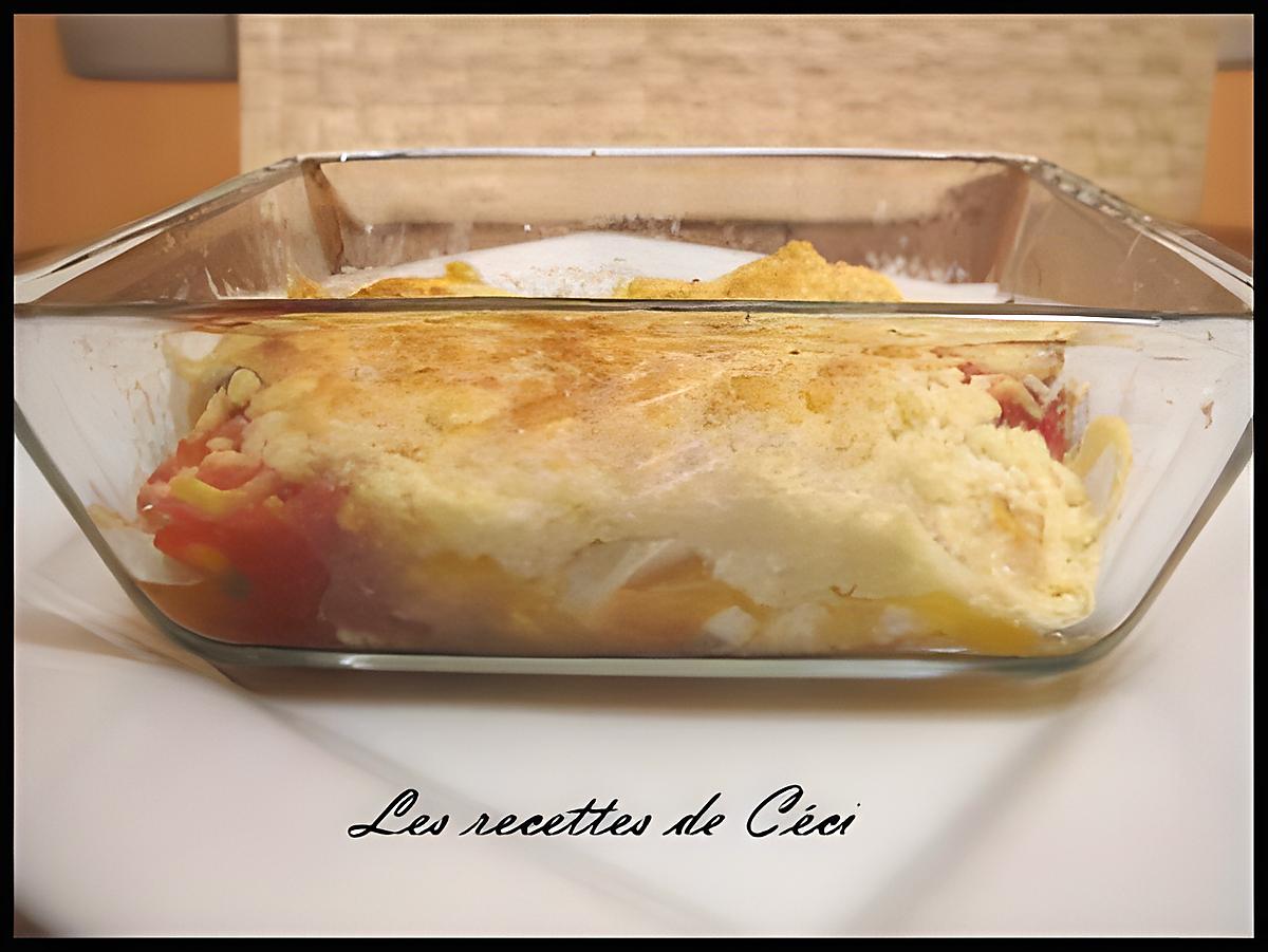 recette Crumble de tomate, chèvre et basilic