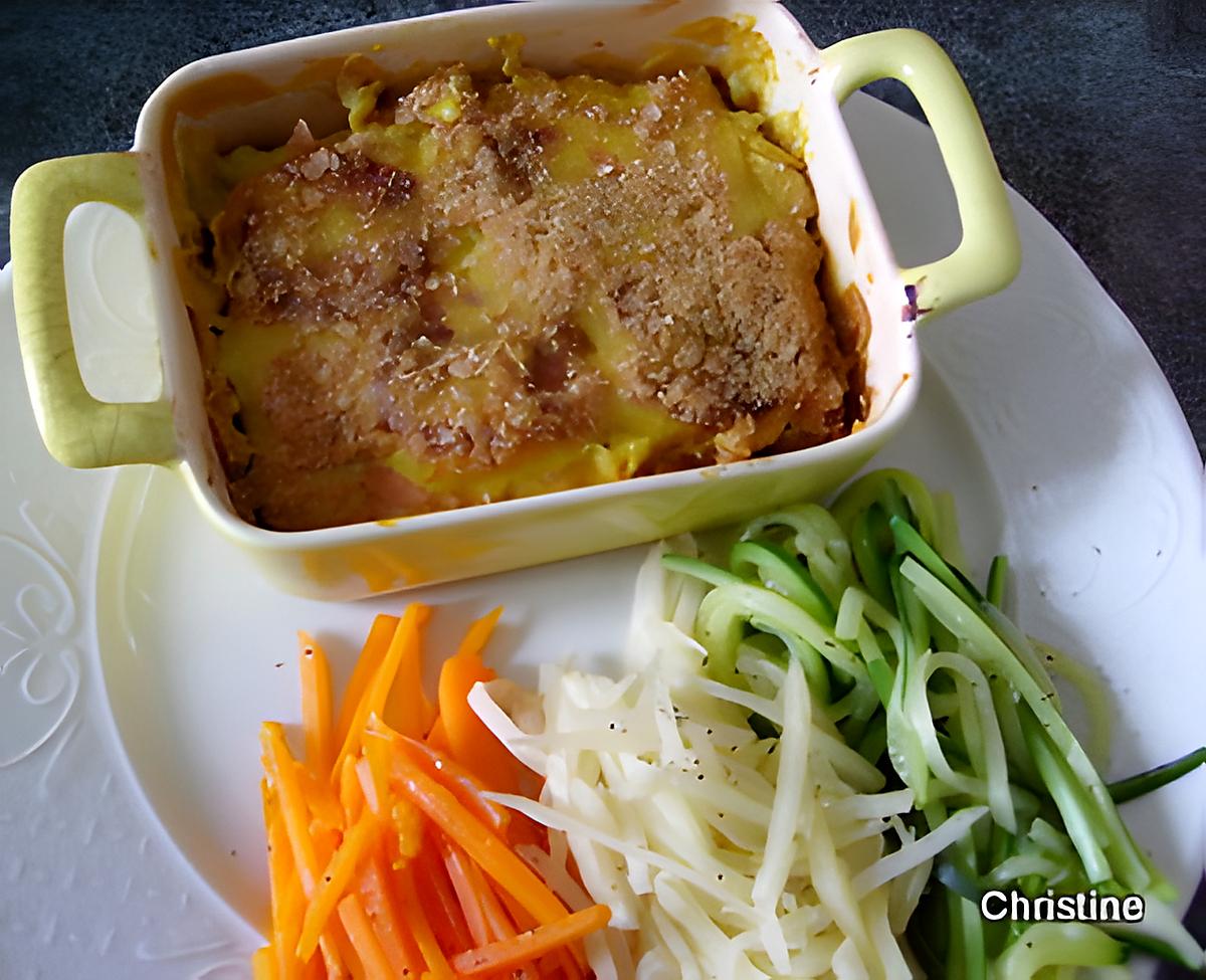 recette Gratin de banane plantain au gingembre