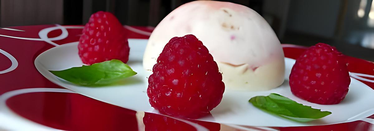 recette Nougat glacé framboise / citron vert