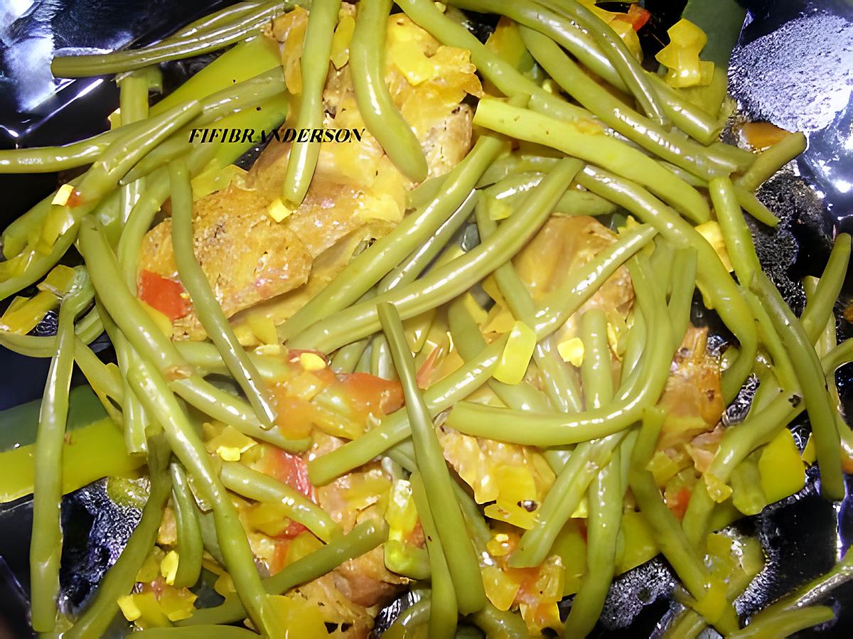 recette Tagine de viande aux haricots verts