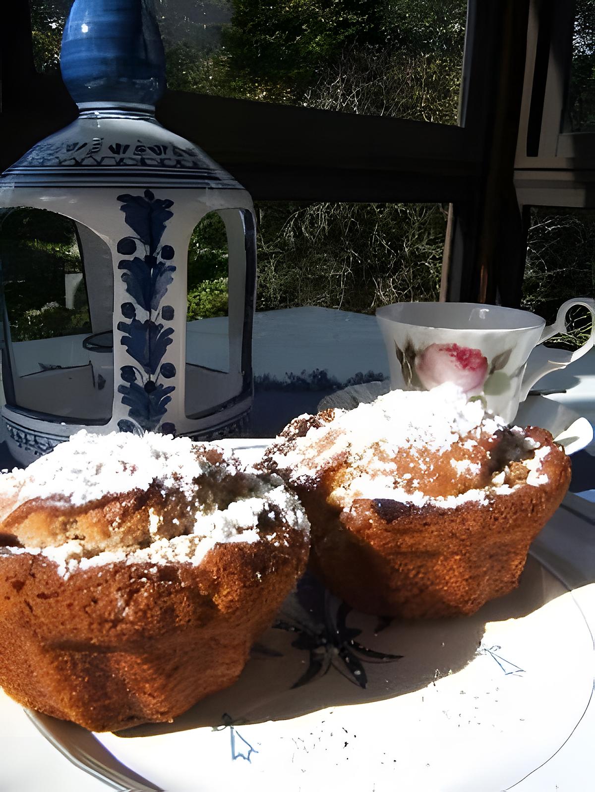 recette Mini-cake à la crème de marron et orange confite