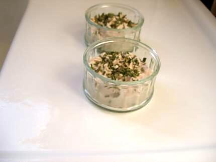 recette Verrine de thon et ses paillettes vertes