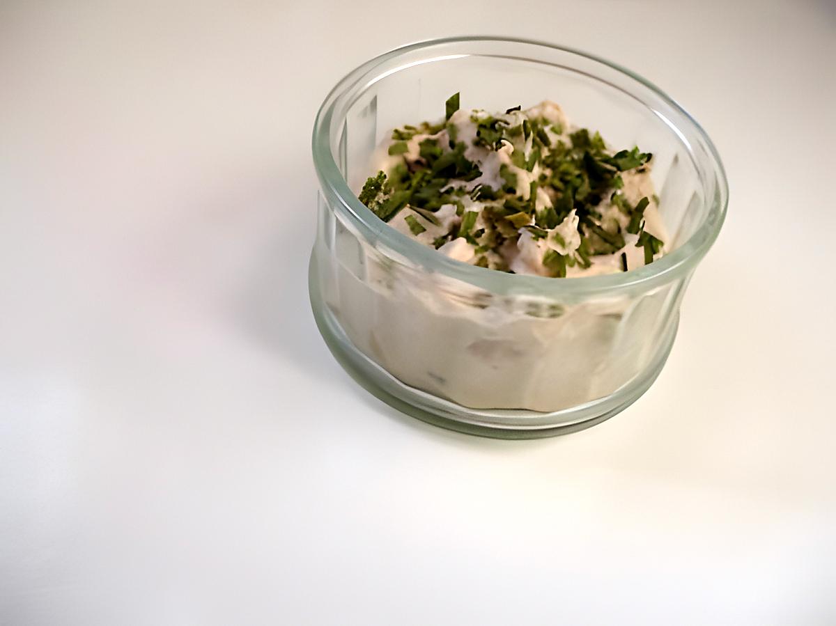 recette Verrine de thon et ses paillettes vertes