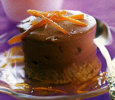 recette Parfait au chocolat et à l'orange