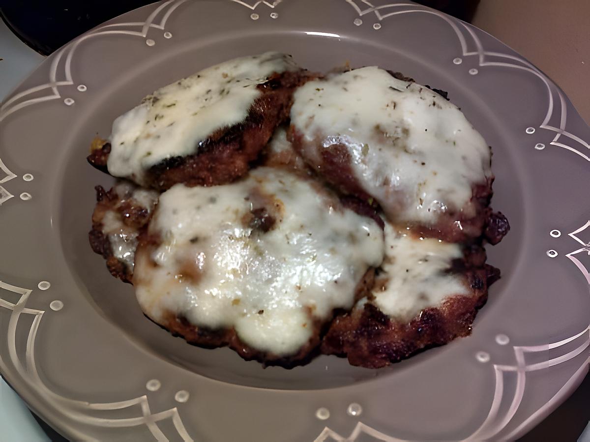 recette Steaks hachés façon pizza