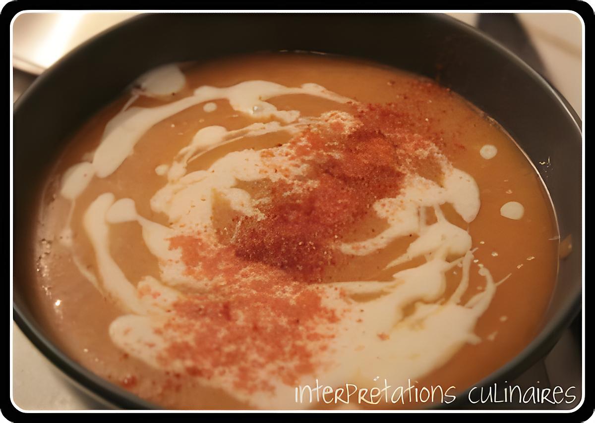 recette velouté de panais rôti au miel