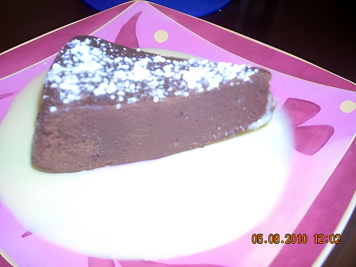 recette Extra fondant au chocolat noir