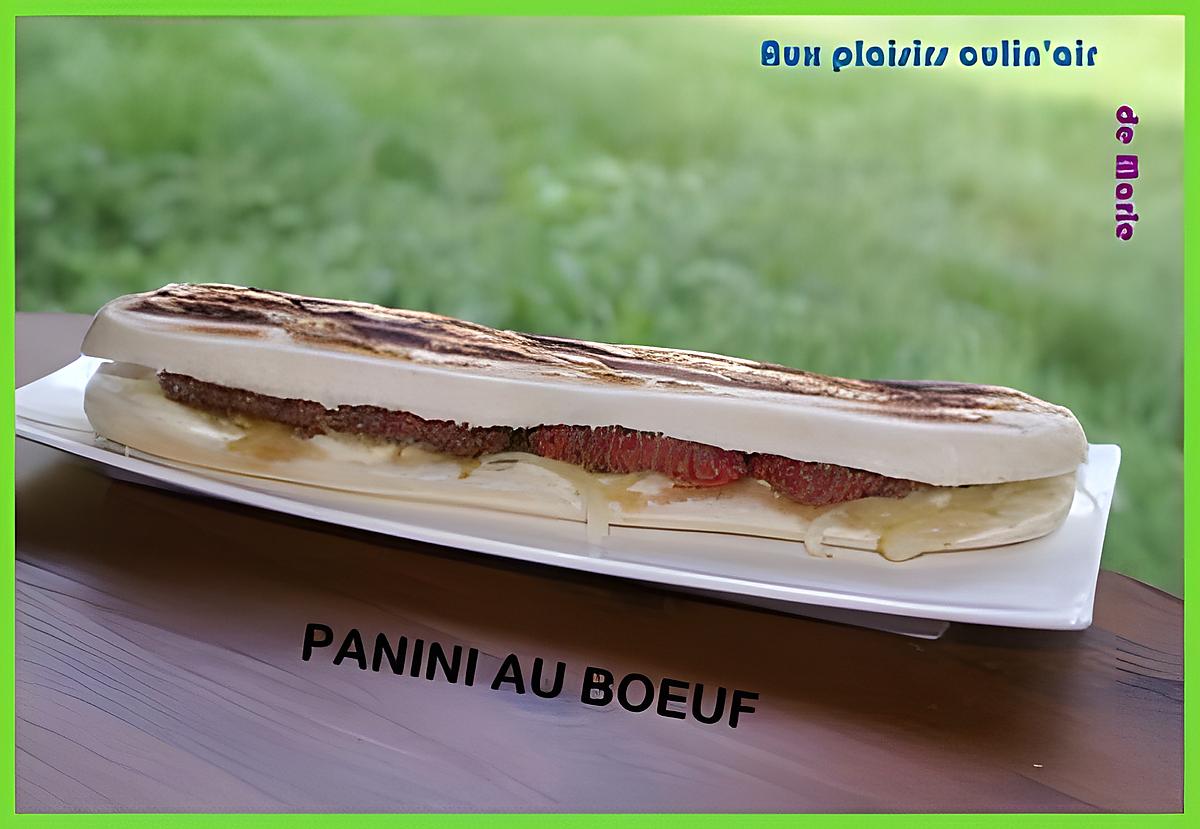 recette PANINI AU BOEUF