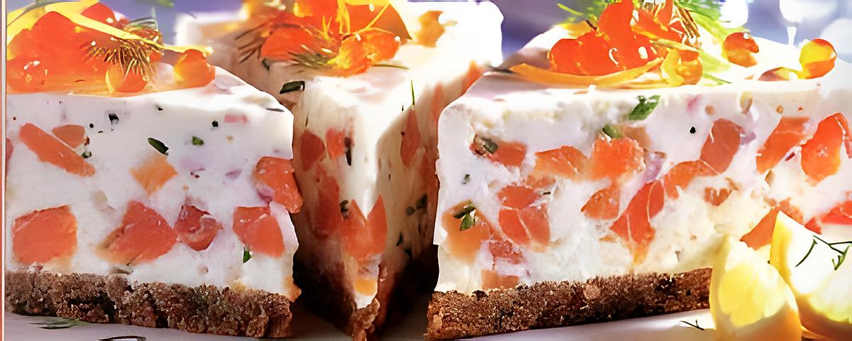 recette Cheesecake au saumon fumé