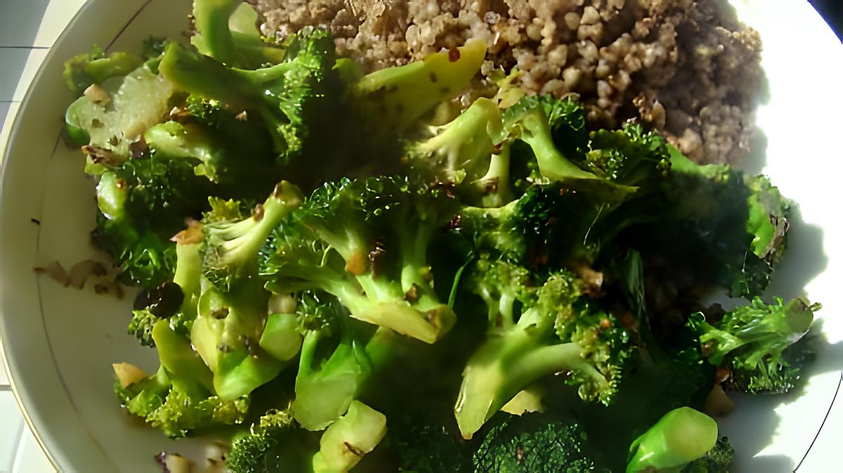 recette Brocoli à la sauce chinoise