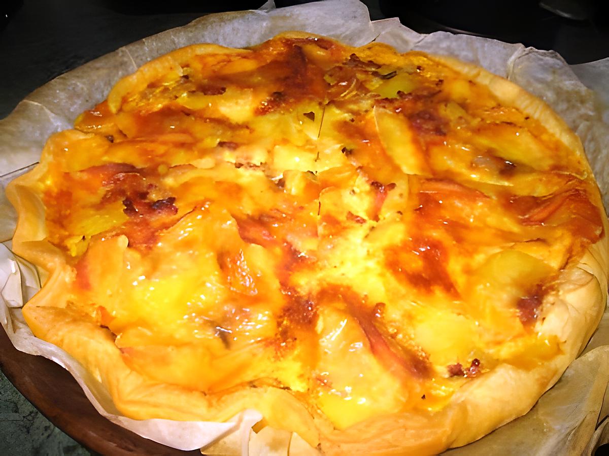 recette Tartiflette façon tarte