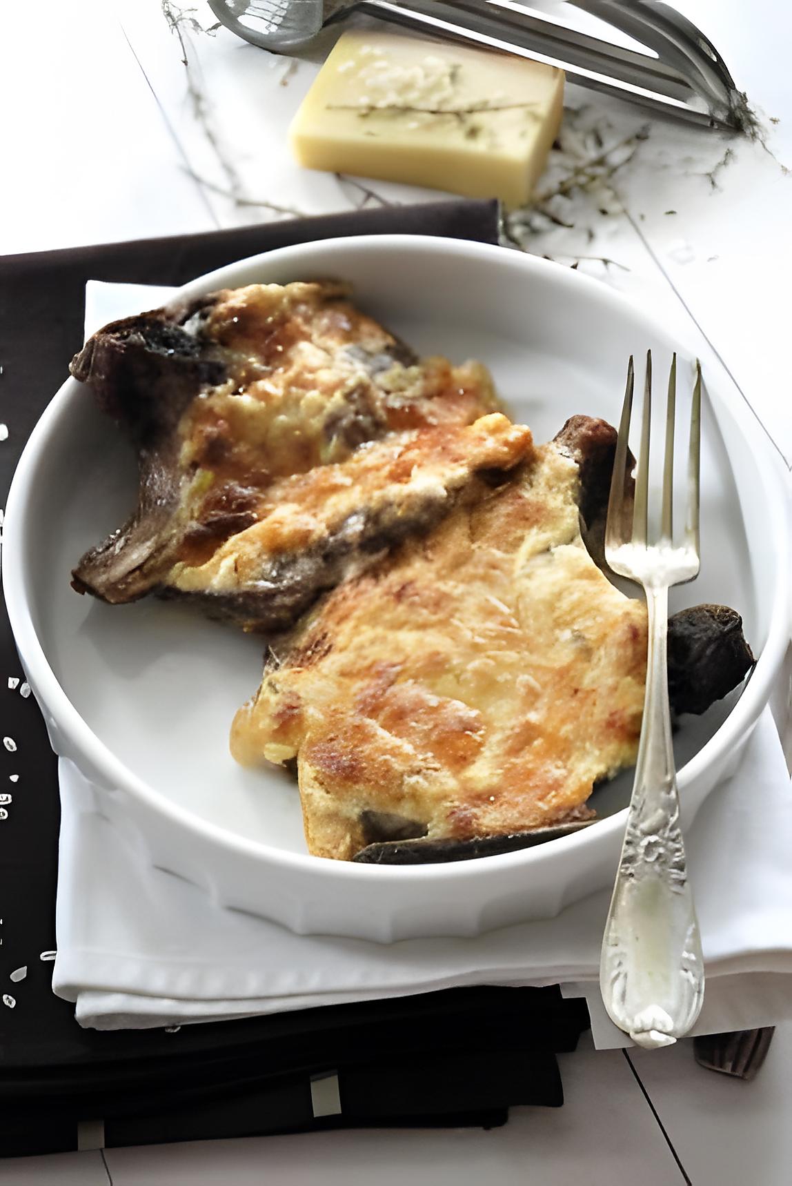 recette Côtes de porc gratinées