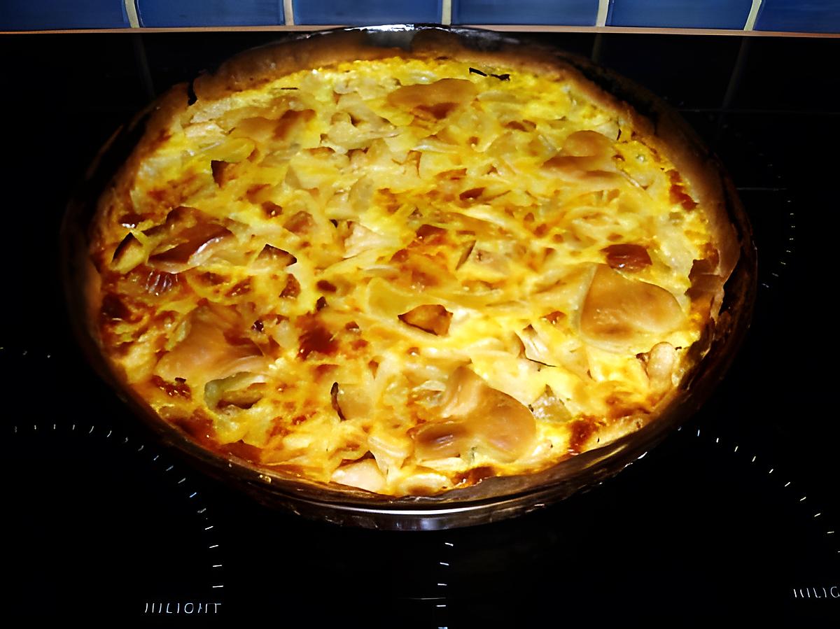 recette tarte au pomme  avec une pate sablé