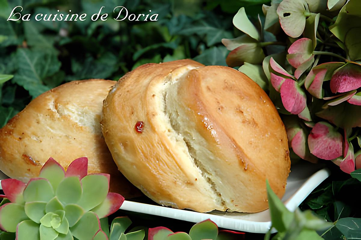 recette Petits pains de lait escargots aux épices