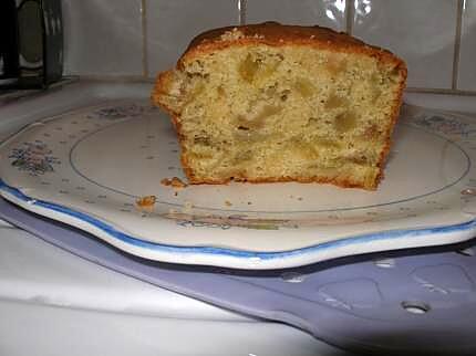 recette CAKE A LA RHUBARBE